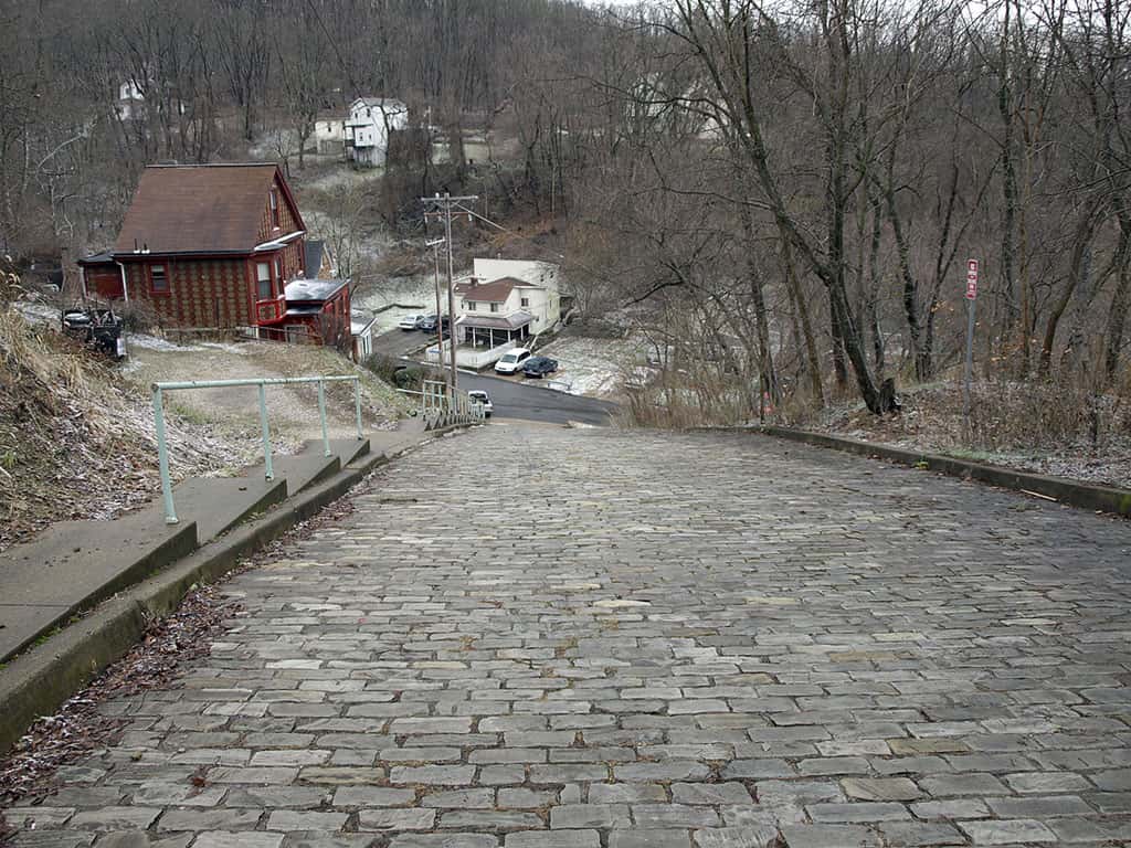 canton avenue, steepest road in the united states and Pennsylvania