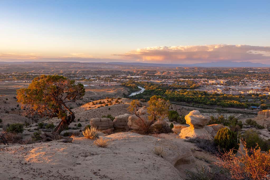 San Juan River and Farmington, New Mexico