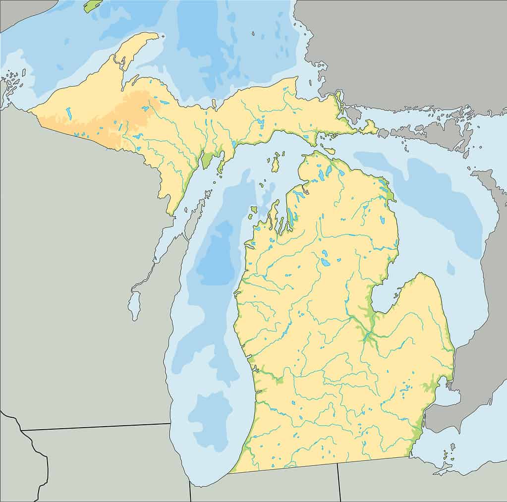 Michigan's Lower Peninsula is called The Mitten.