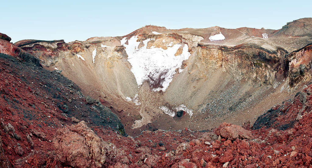 Crater of Mt. Fuji