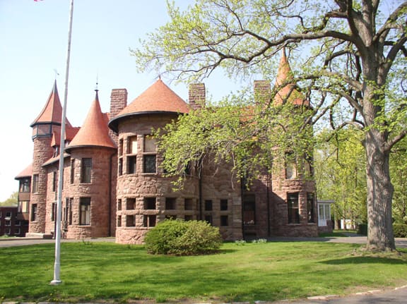Iviswold Castle located in Rutherford, New Jersey.