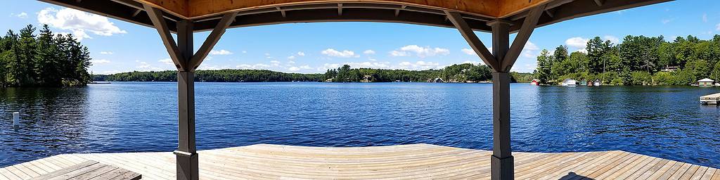 Lake Rosseau at Rosseau Waterfront Park, Ontario, Canada