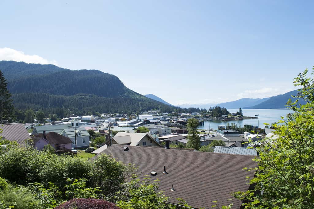 Wrangell is a picturesque harbor town.