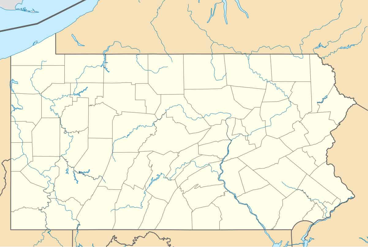 Pennsylvania map