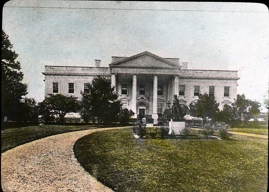 The White House in 1860