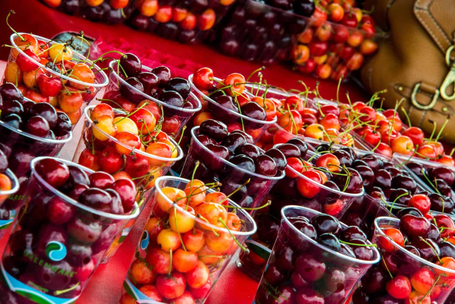 Cups full of Cherries