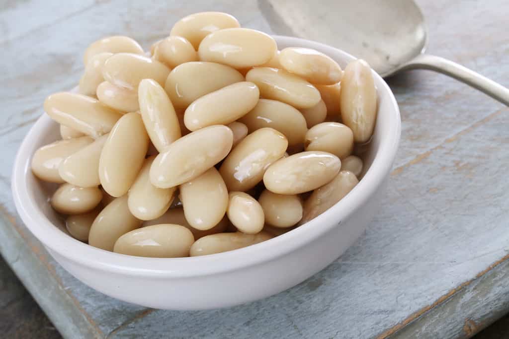 cannellini beans in dish