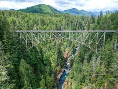 A Discover the Highest Bridge in Washington State