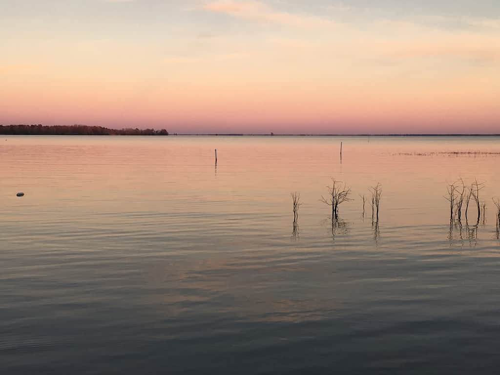 Sunset on Lake Moultrie