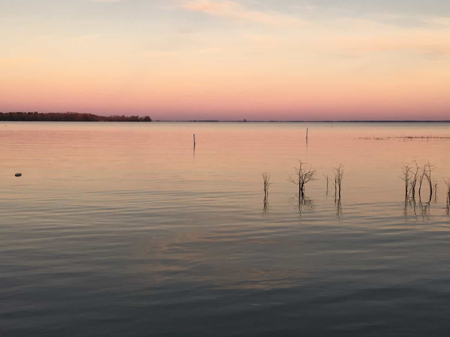 Sunset on Lake Moultrie 