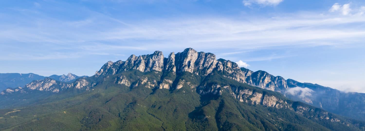 mount lushan landscape of wulao peak panorama, China