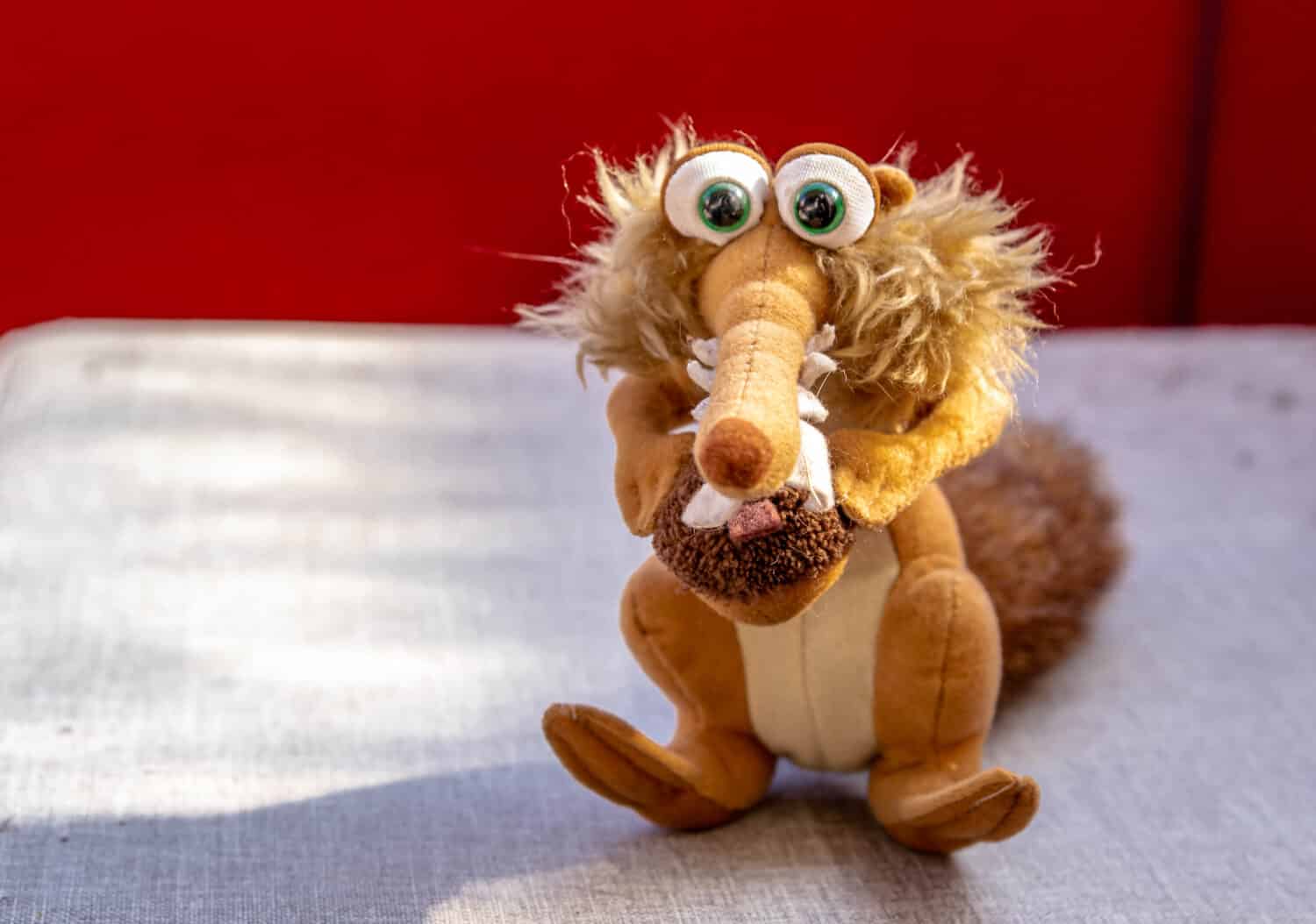 Squirrel plush toy from Cartoon 