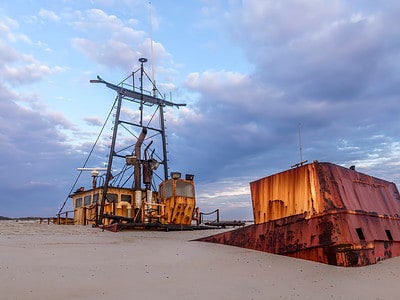 A 8 Amazing Shipwrecks You Can Still See in the Outer Banks