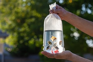 Just How Long Can Fish Stay in That Plastic Bag?  Picture
