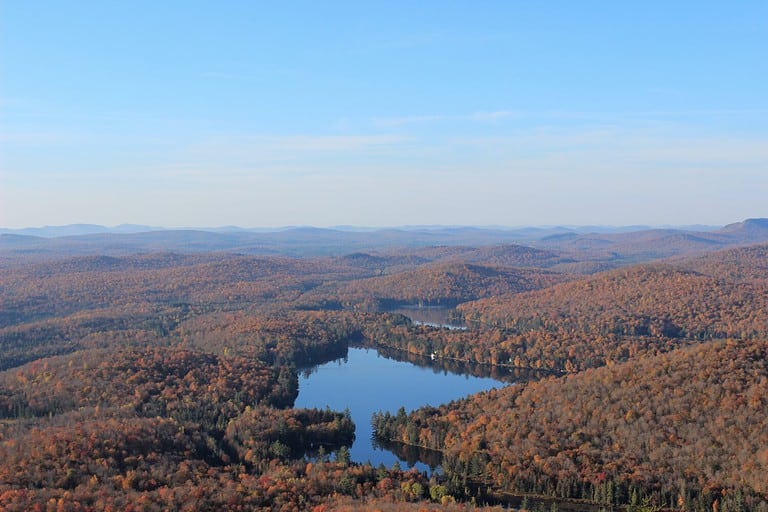 Tupper Lake, NY. View from Coney Mountain