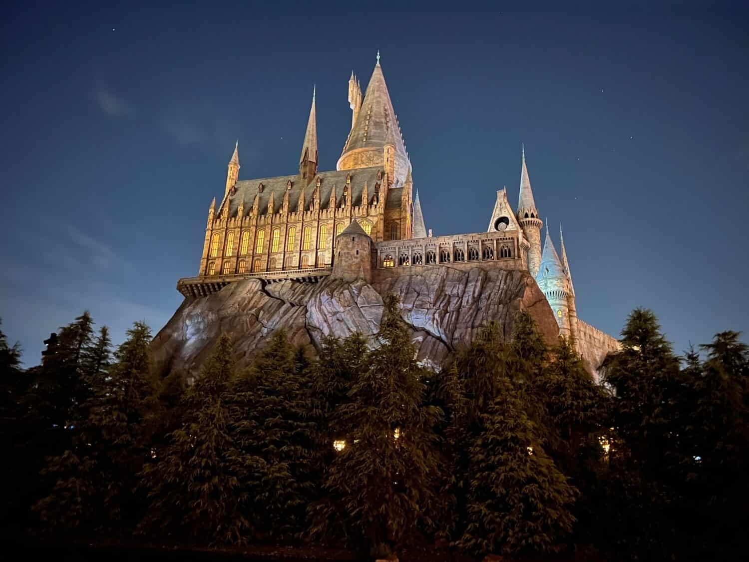The magnificent of hogwarts castle