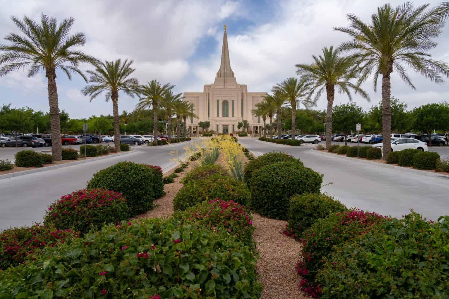 Mormon Temple in Gilbert Arizona, America, USA