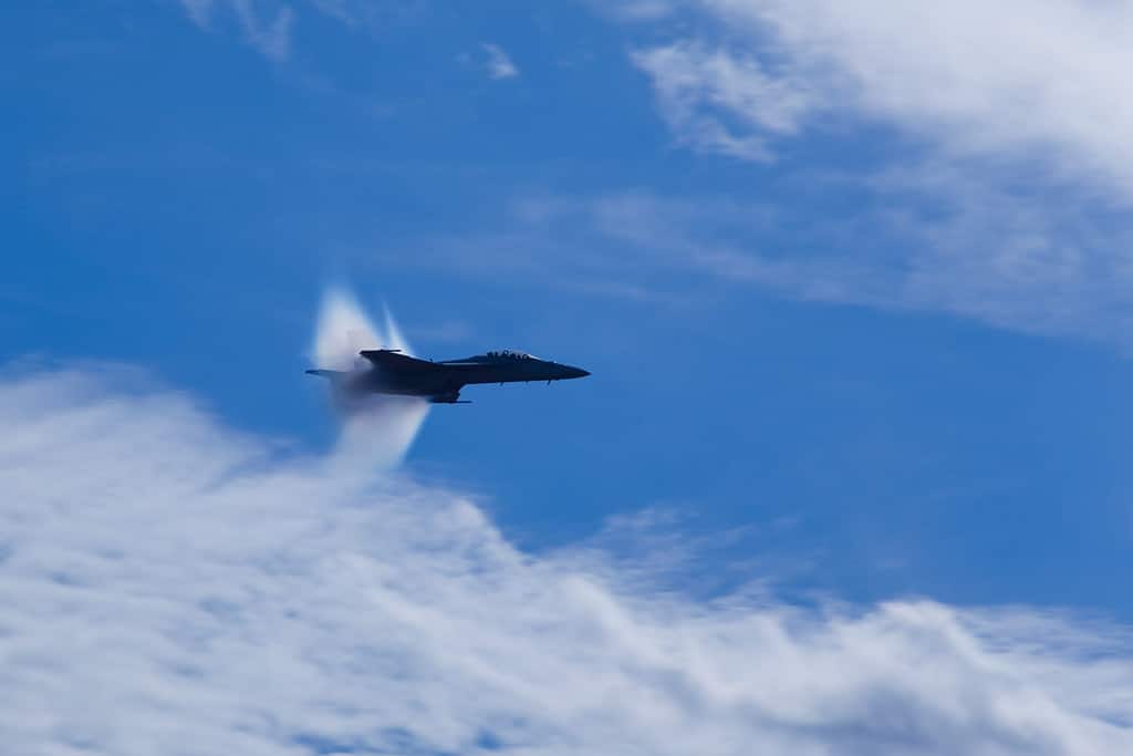 F-18/A Hornet supersonic