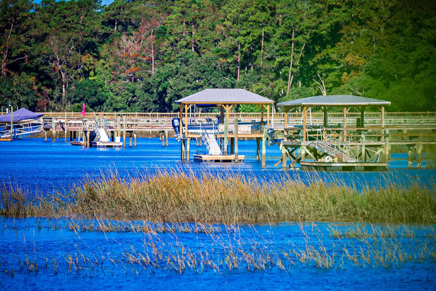 waterway and marsh views on johns island south carolina