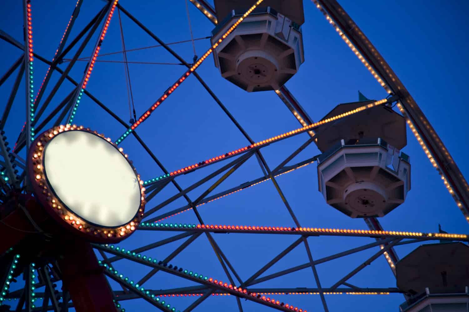Ferris wheel detail at the Ohio State Fair