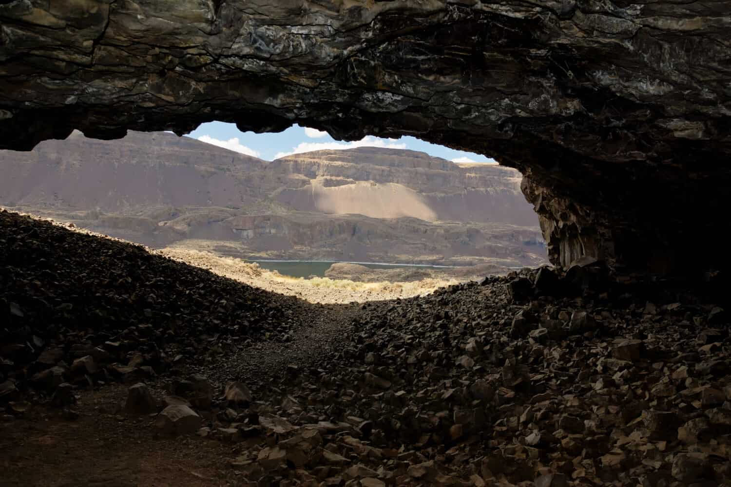 Lake Lenore Caves located in Central Washington. 