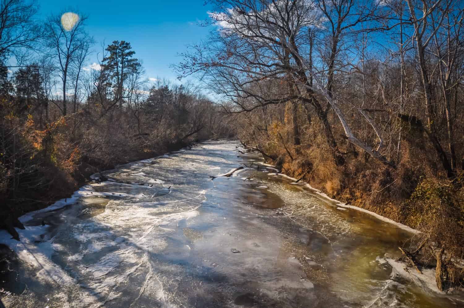 Frozen Appomattox River
