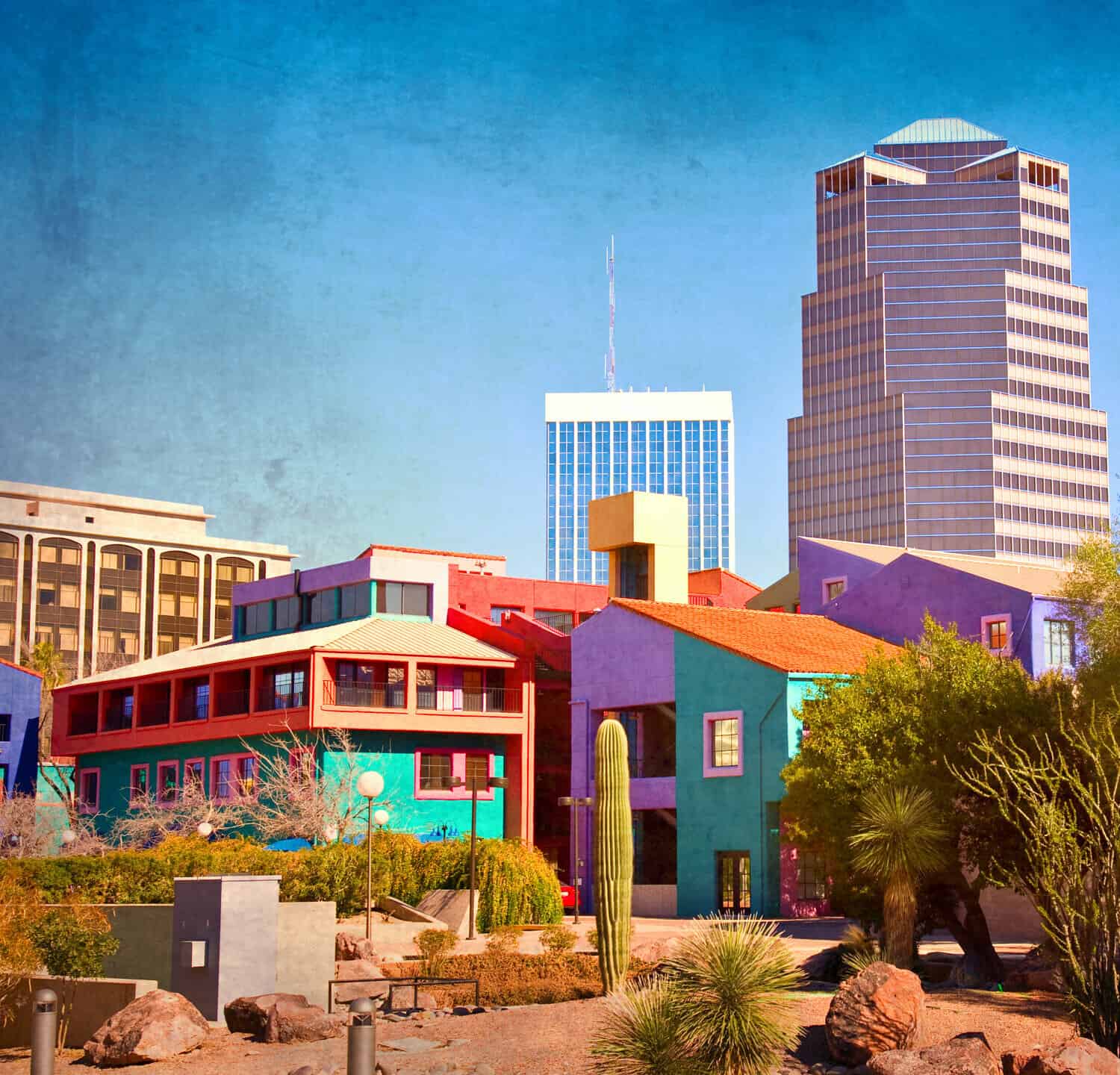 Downtown Tucson, Arizona with la Placita