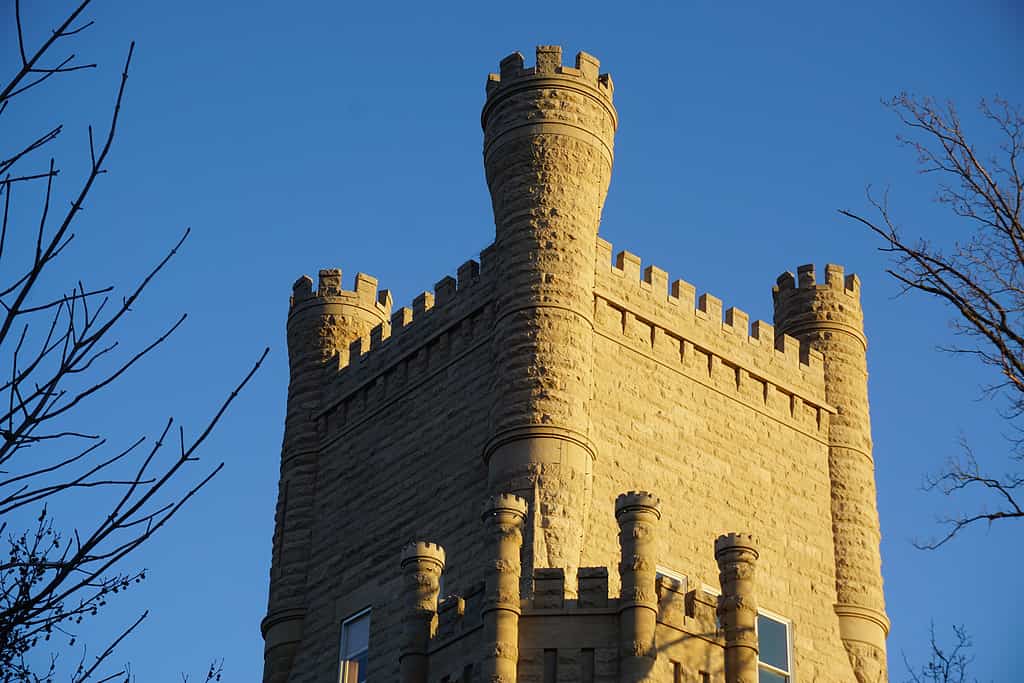 Old Main Castle at Eastern Illinois University campus
