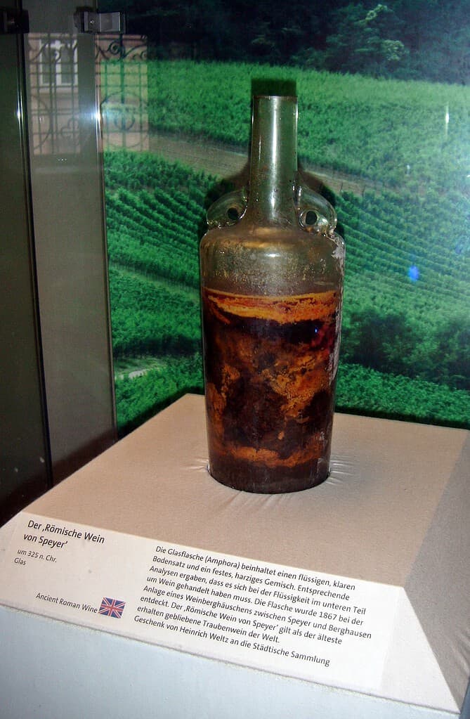 The Speyer wine bottle is the oldest unopened bottle of wine in the world