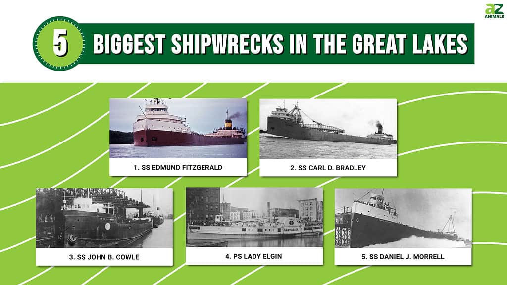 5 Biggest Shipwrecks in the Great Lakes