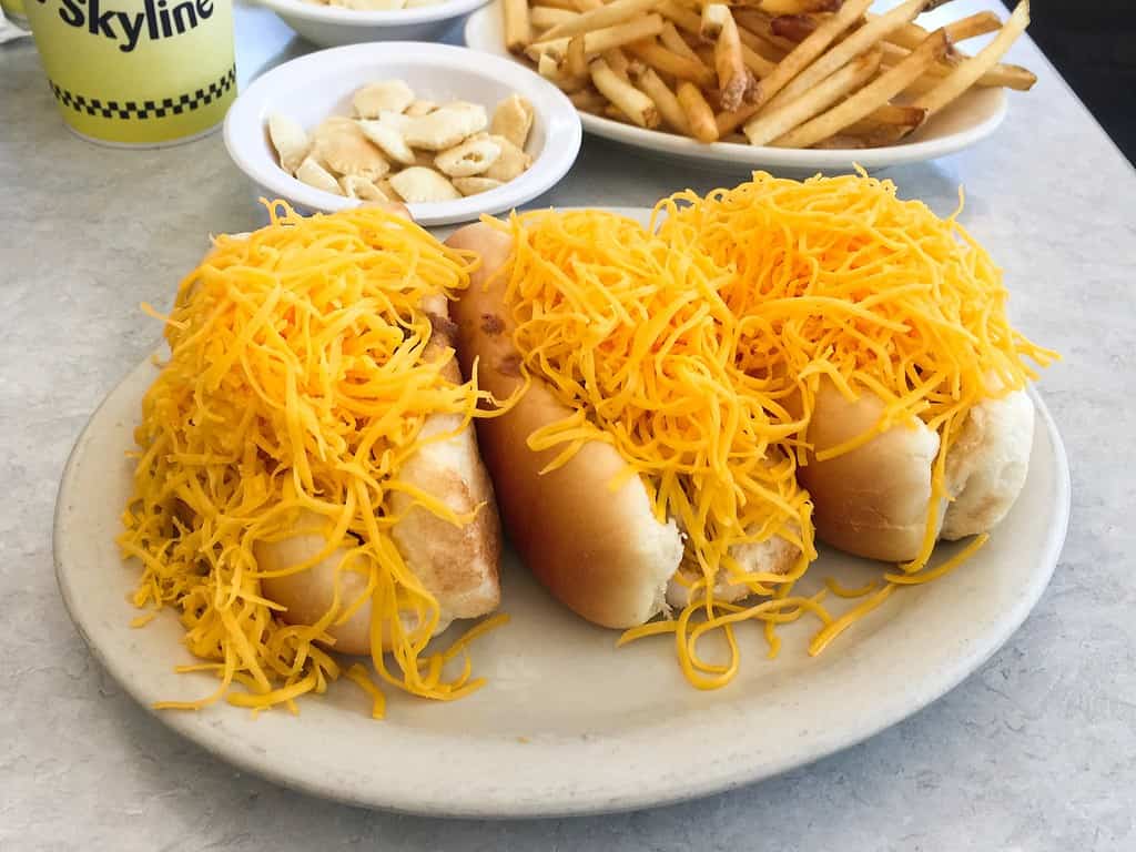 Cheese coneys in Cincinnati