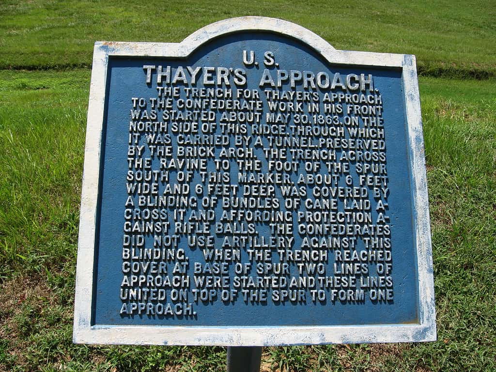 Thayer's Approach, Vicksburg National Military Park