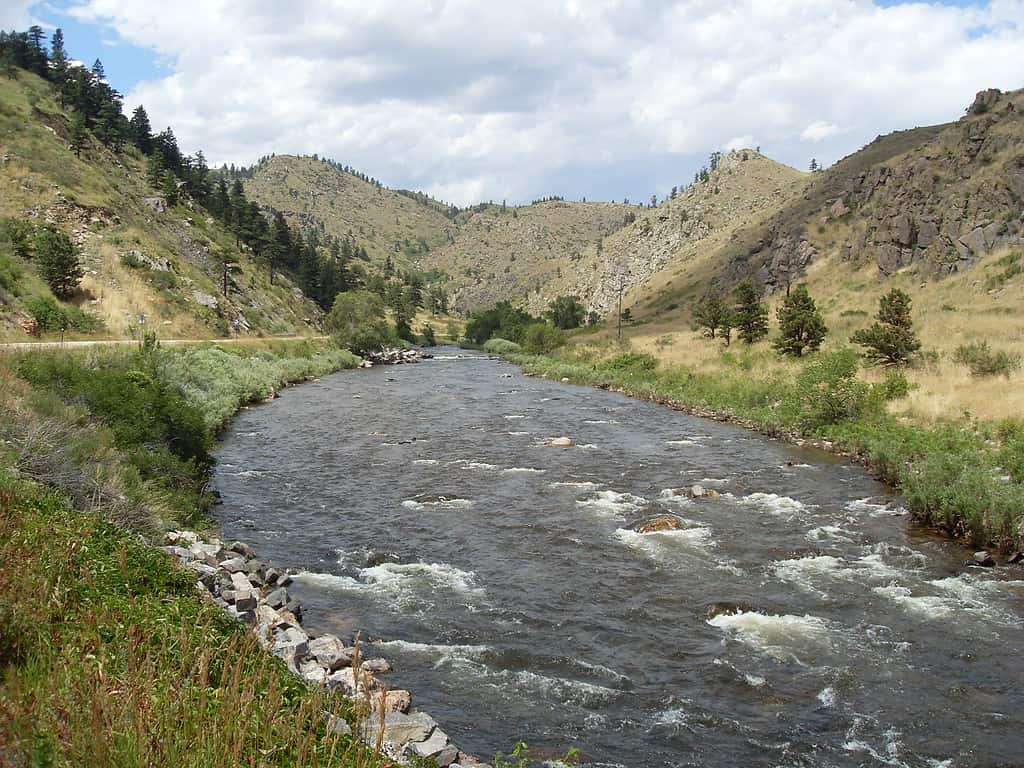 Cache la Poudre River in Poudre Canyon