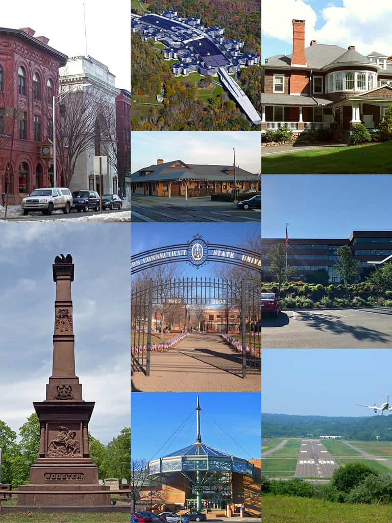 Danbury is the hottest place in Connecticut, with an average maximum summer temperature of 82.8 degrees Fahrenheit.