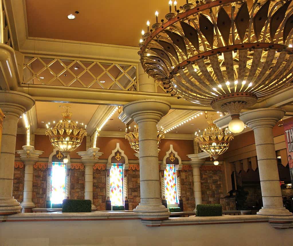 Interior of Excalibur Hotel and Casino