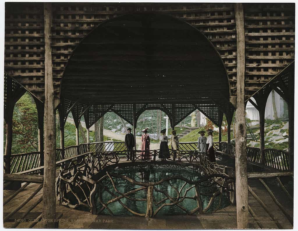 glen aton spring, picture from 1897-1924
