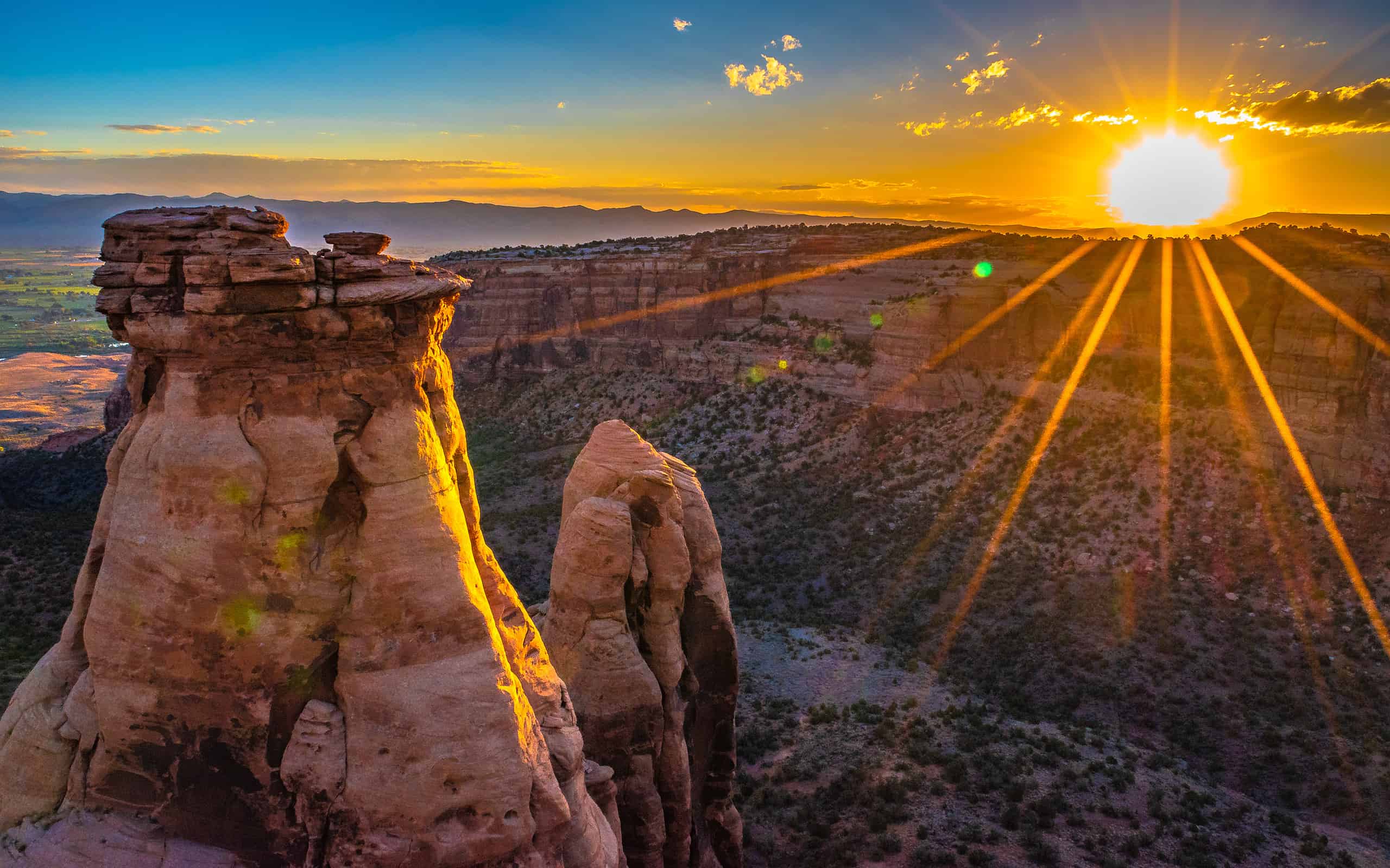 Beautiful Sunrise in Colorado National Monument in Grand Junction, Colorado