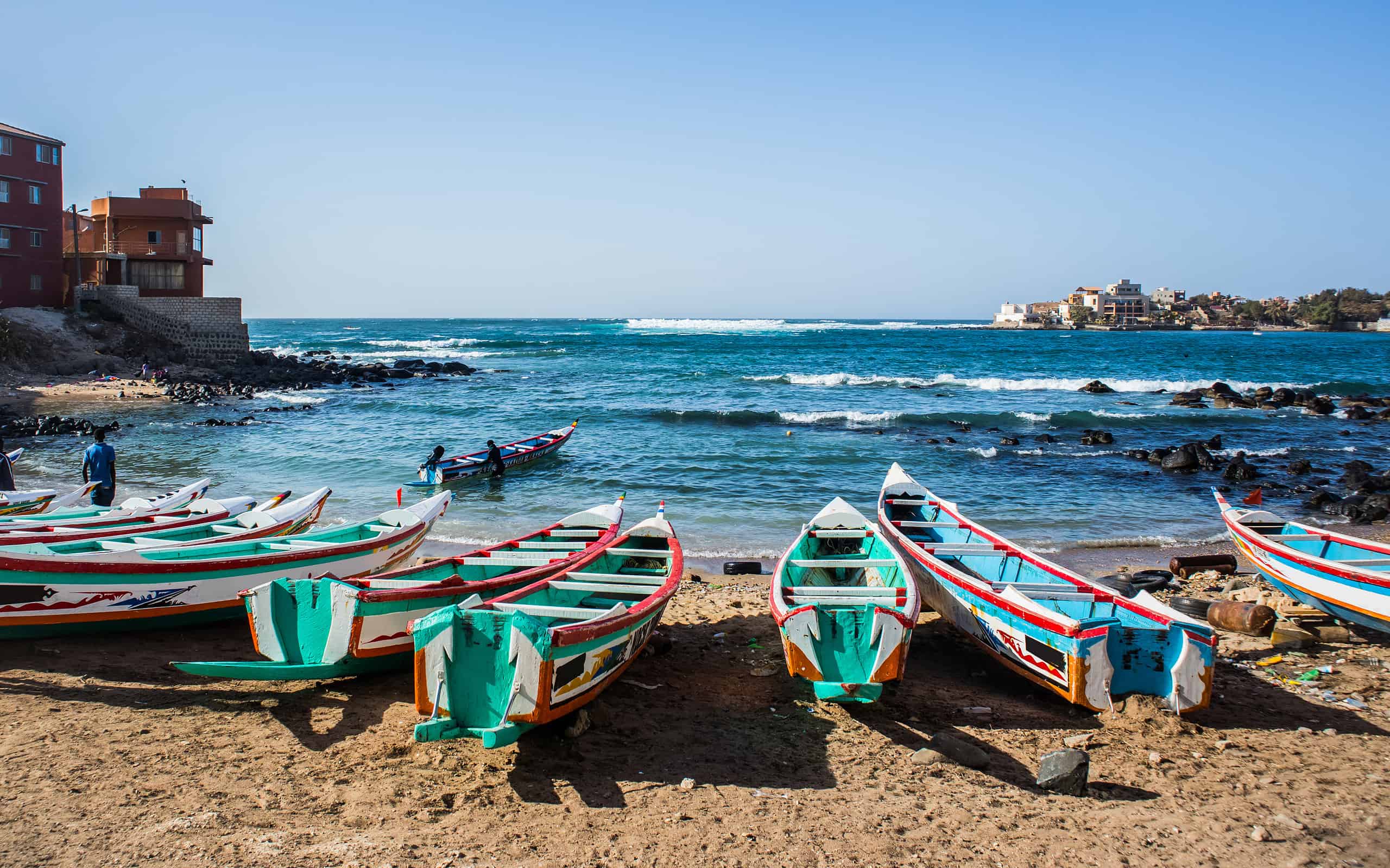 A bay in Ngor, Dakar.