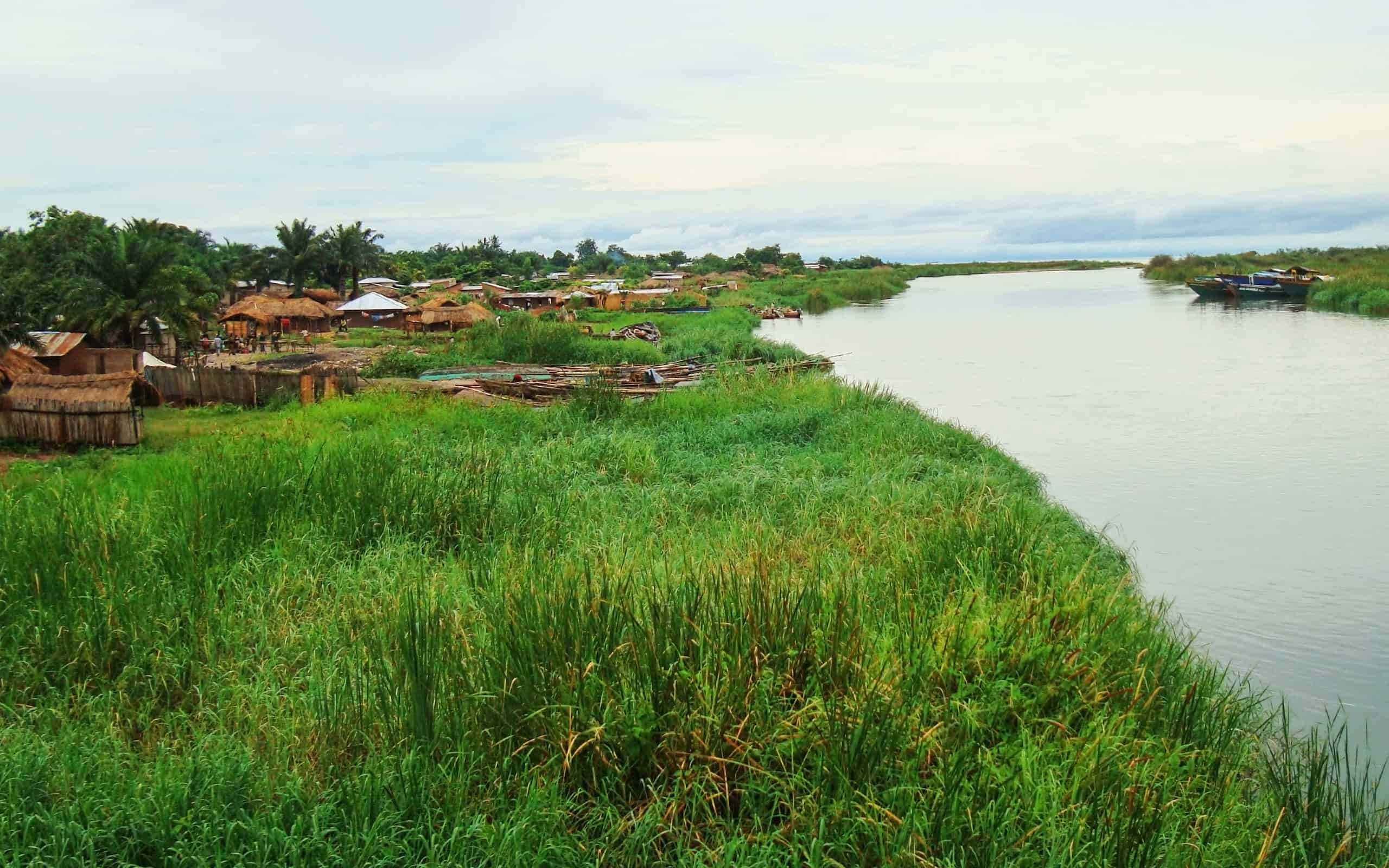 Lukuga River in Congo - Africa