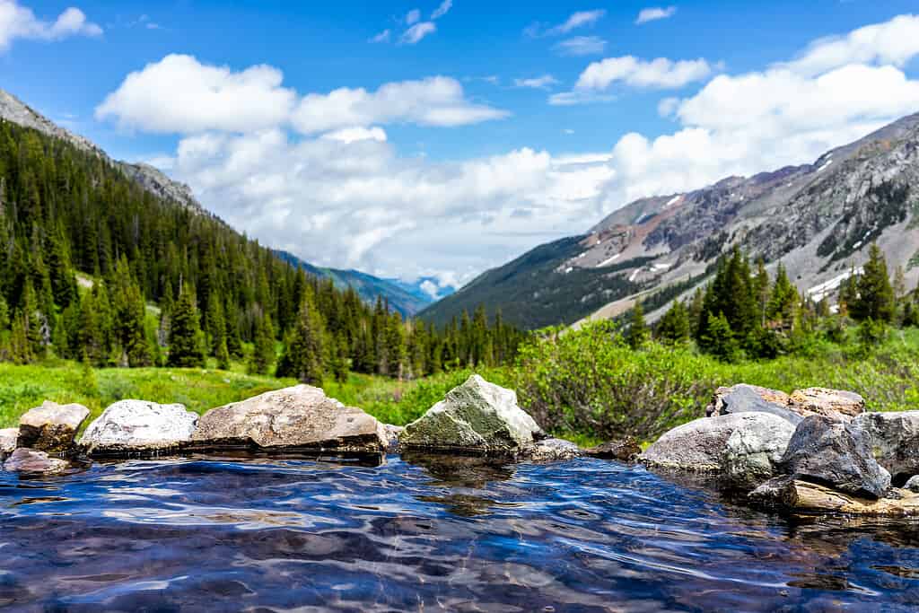 Conundrum hot springs