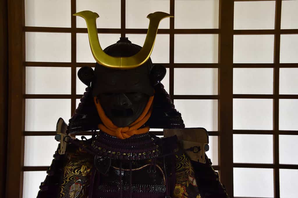 Japanese medieval samurai armor