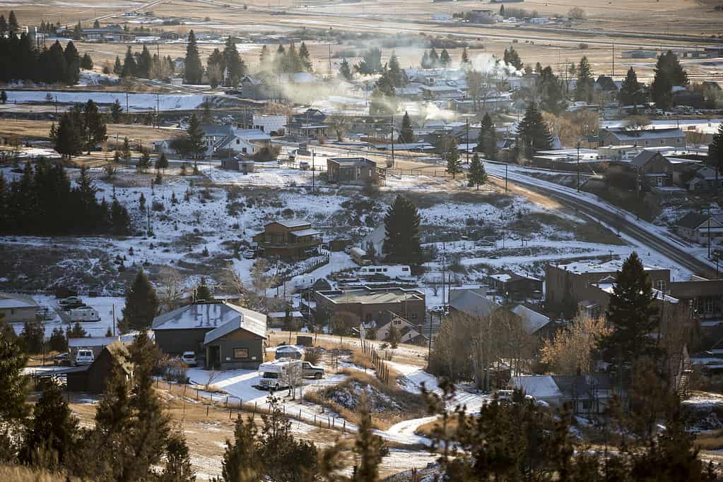 Thie rural town of Philipsburg, Montana.