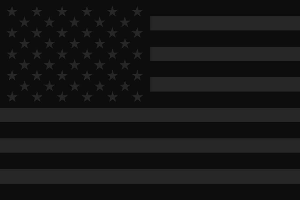 Dark usa flag. Stop racism and protest concept. Black american flag, poverty and violence. Modern vector. Mourning for victims