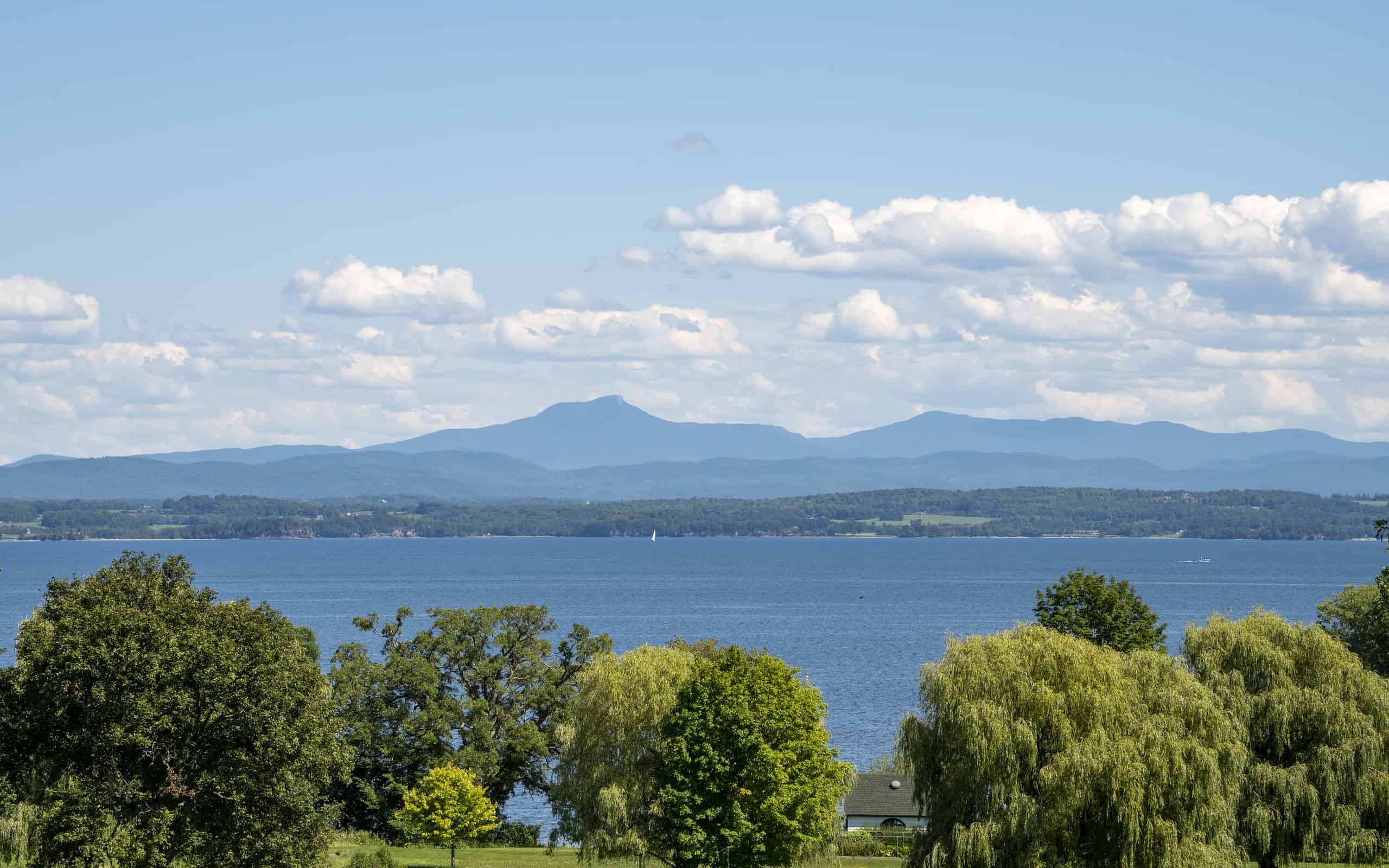 Lake Champlain and the Green Mountains of Vermont