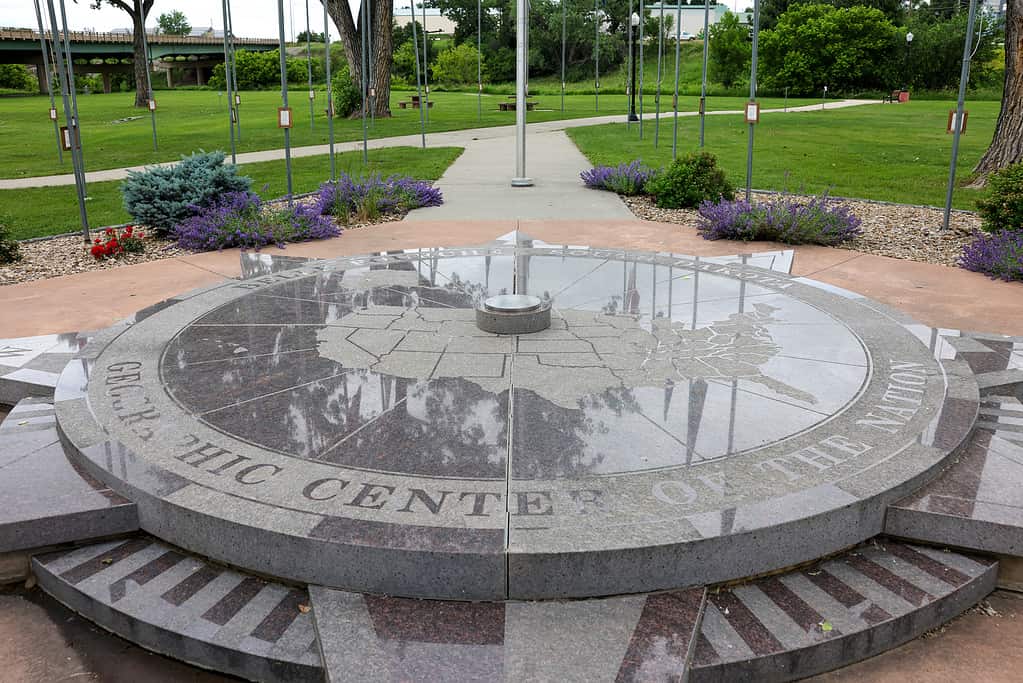The Geographic Center of the Nation Monument in Belle Fourche, South Dakota, USA