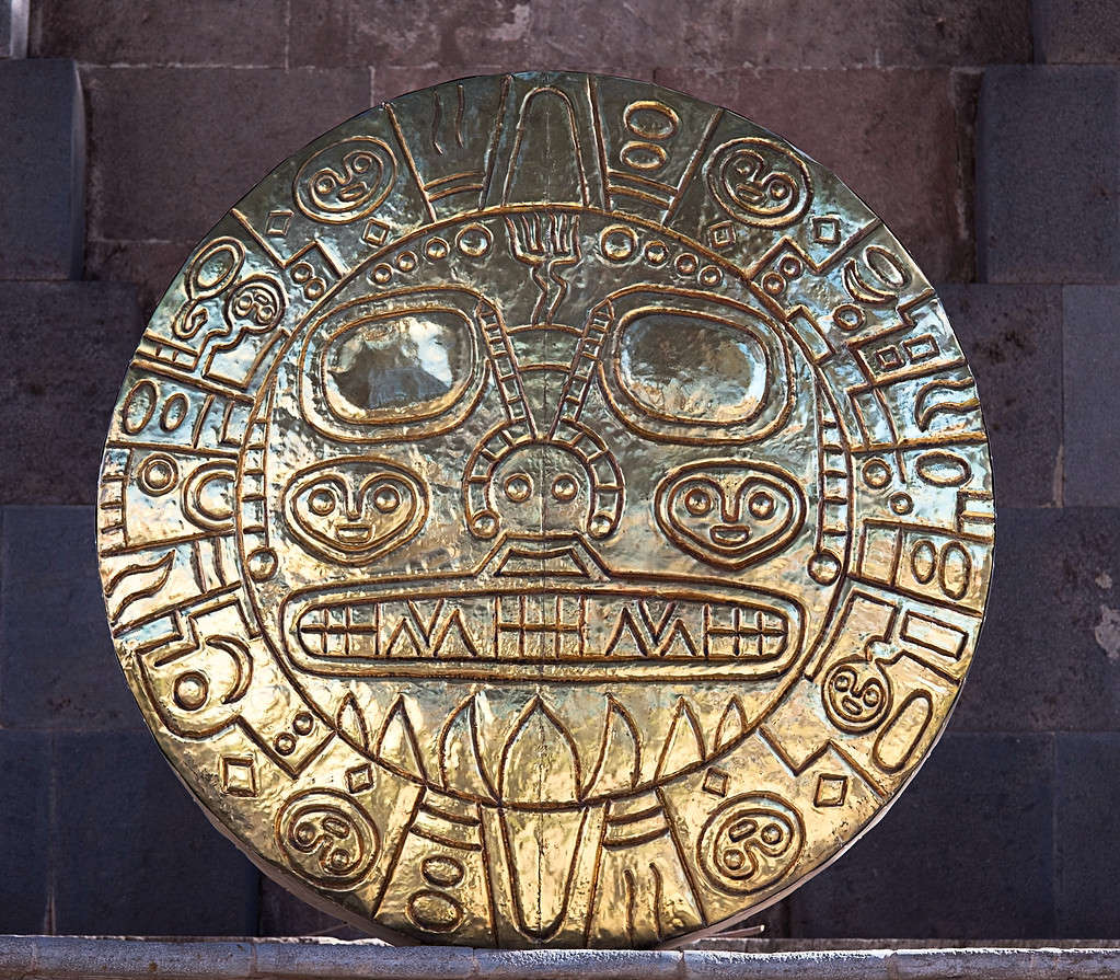 Golden Sun Disc, Paititi, Cuzco, Peru