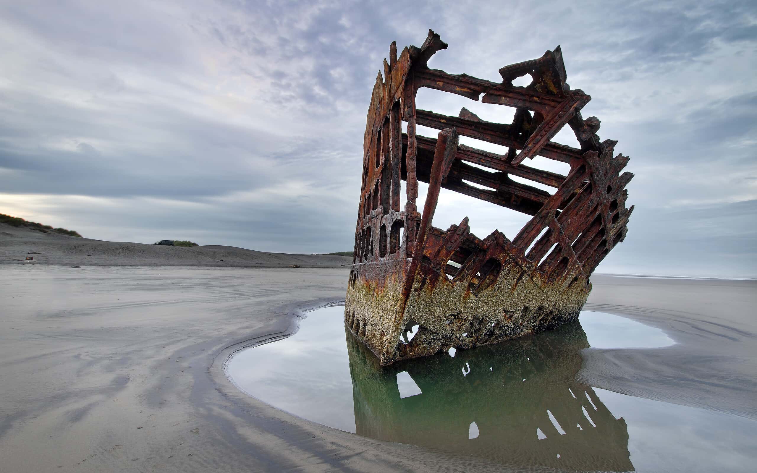 Peter Iredale at Dawn