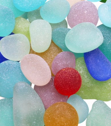 Athentic Sea Glass of Many Colors