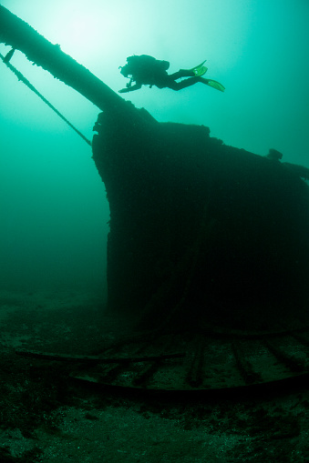 Shipwreck in Lake Michigan