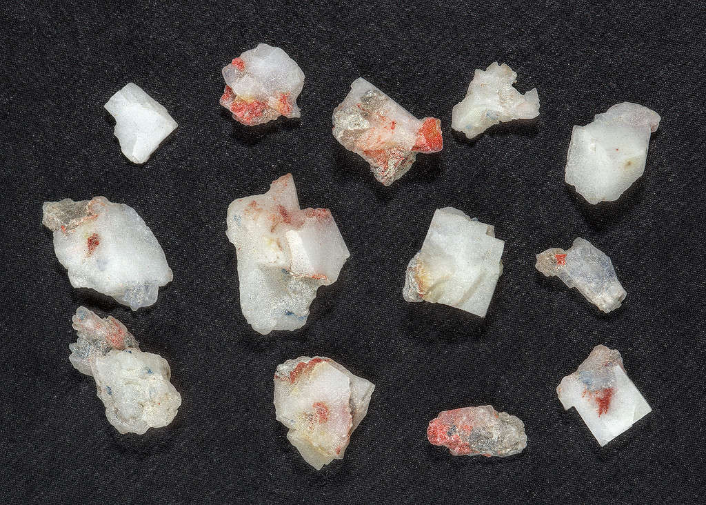 Sylvite, or sylvine, is potassium chloride (KCl) in natural mineral form.